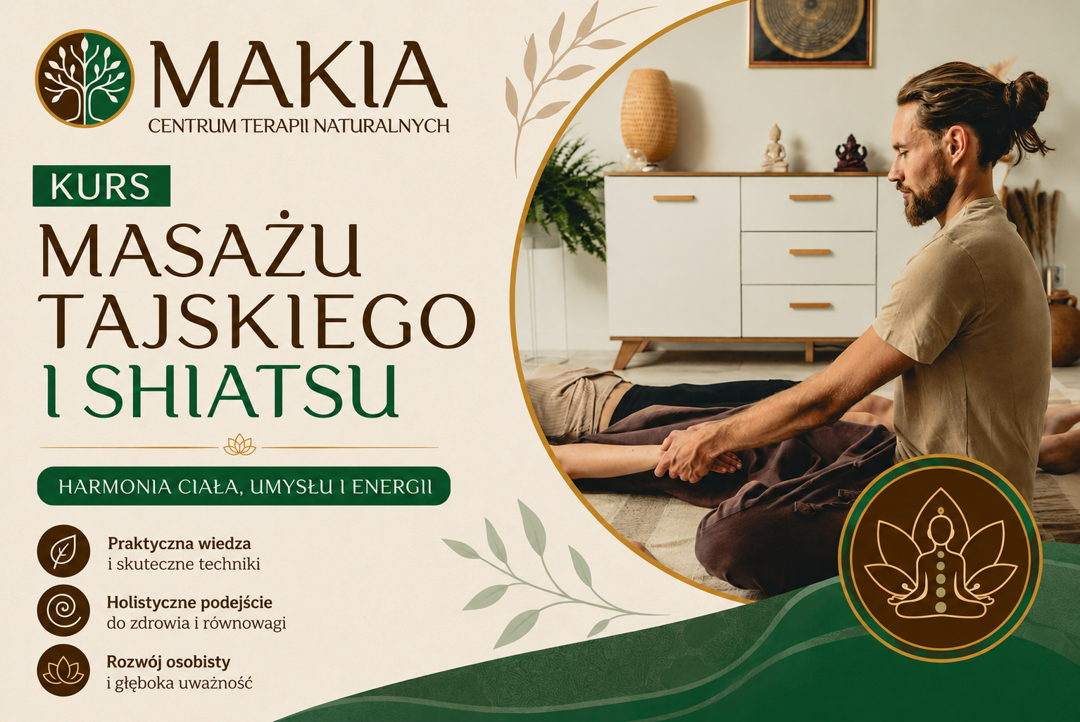 Read more about the article Kurs Masażu Shiatsu i Tajskiego: Orientalna Sztuka Pracy z Ciałem